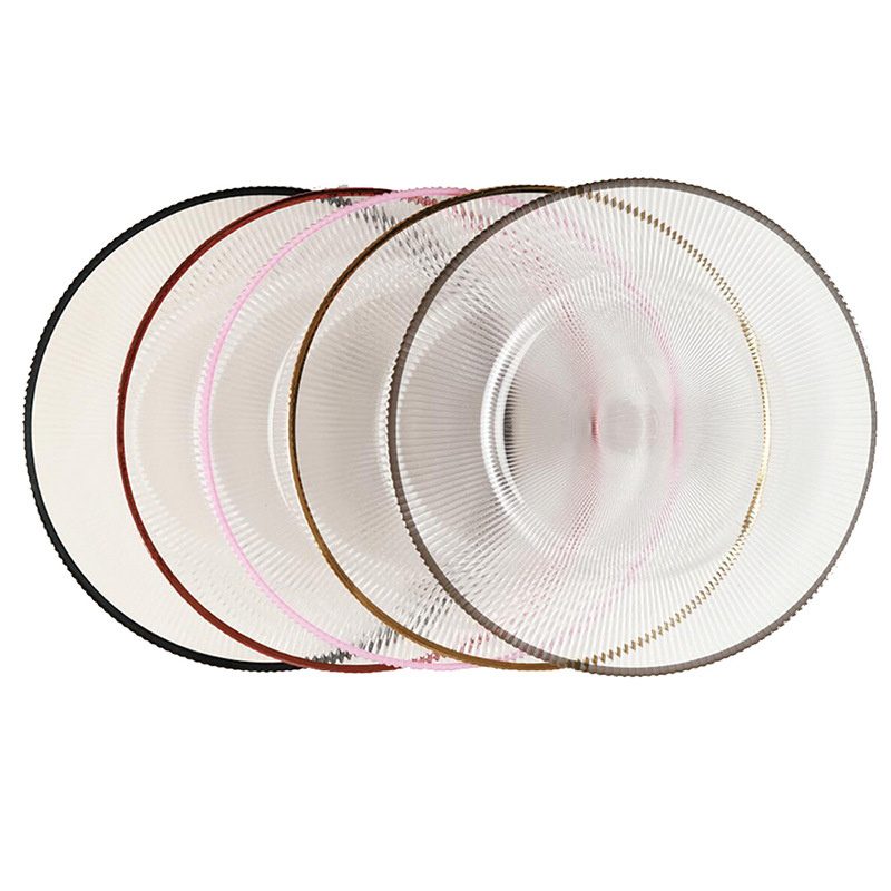Wholesale Glass Charger Plate PZ-020 - Image 7